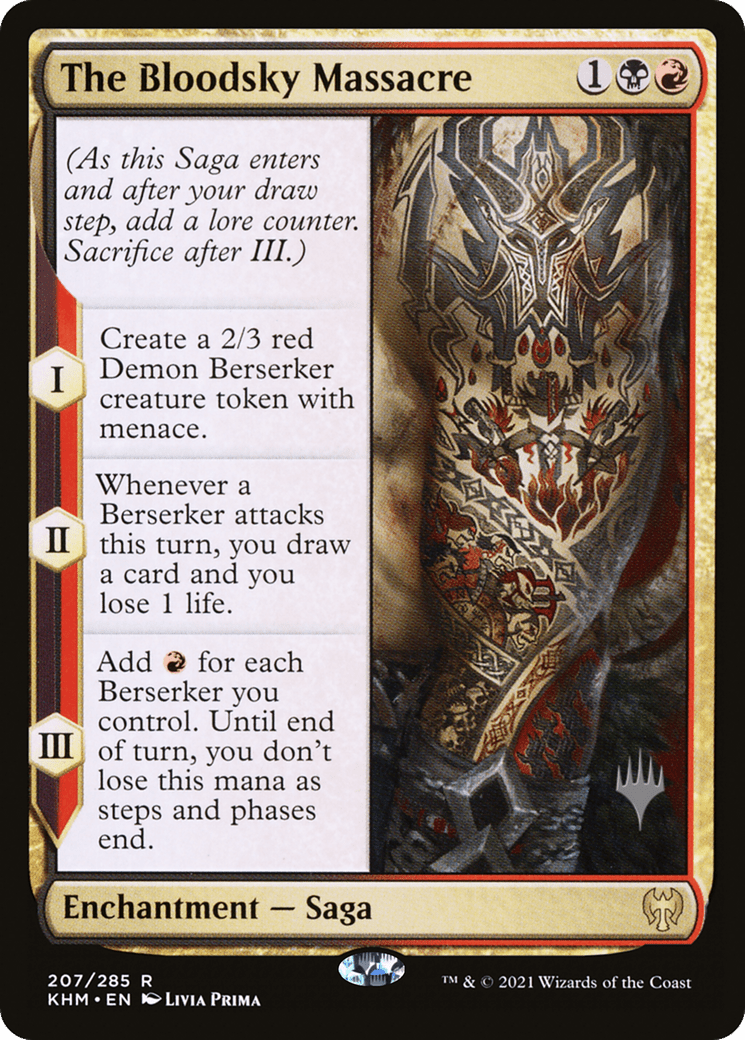The Bloodsky Massacre (Promo Pack) [Kaldheim Promos] Foil