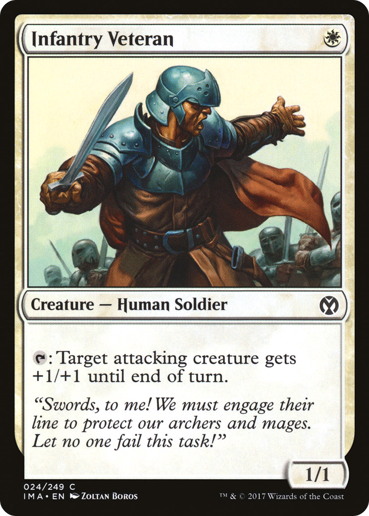 Infantry Veteran [Iconic Masters] Foil