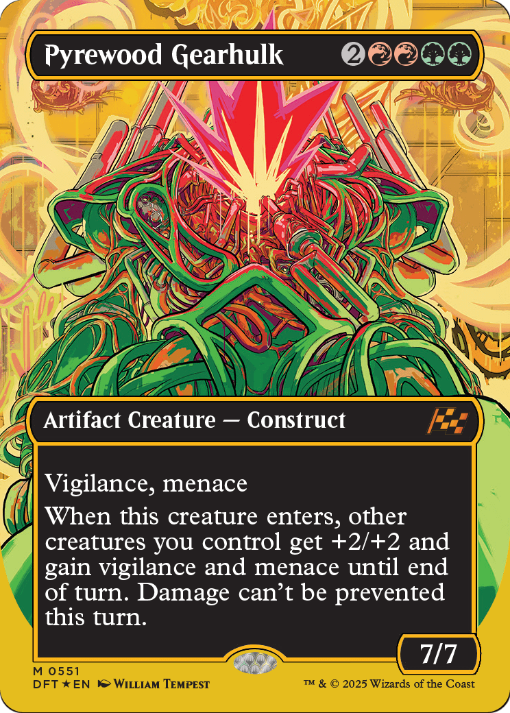 Pyrewood Gearhulk |  Foil (551) [Aetherdrift]