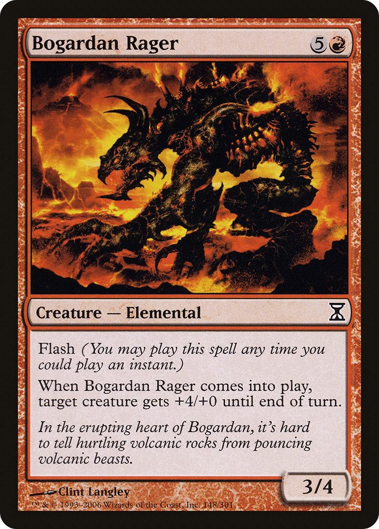 Bogardan Rager [Time Spiral] Foil