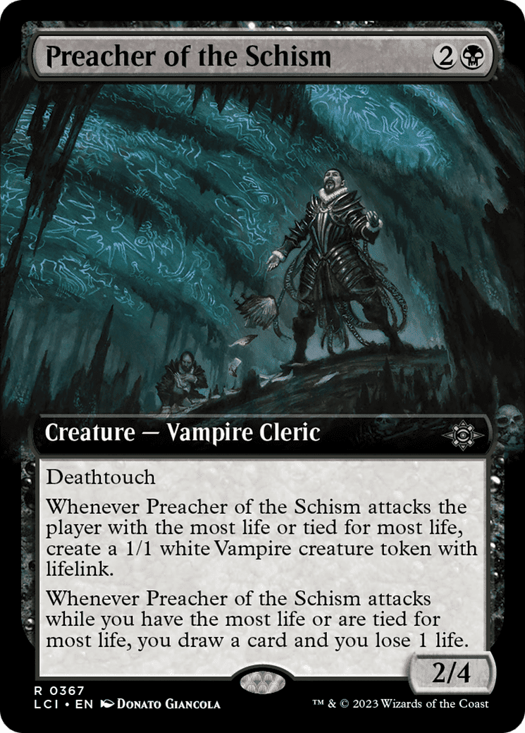 Preacher of the Schism (Extended Art) [The Lost Caverns of Ixalan] Foil