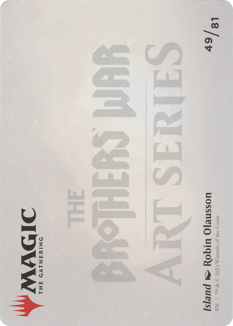 Island // Island (ABRO-049) - The Brothers' War Art Series (Borderless)