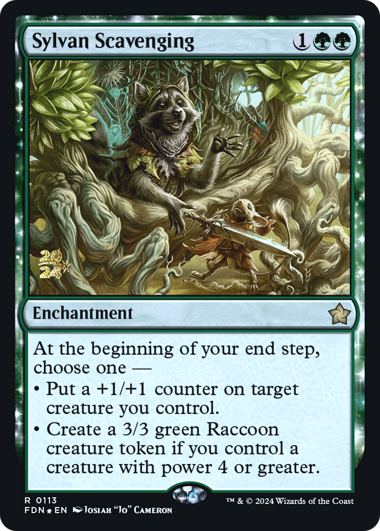 Sylvan Scavenging (-113) - Prerelease Cards