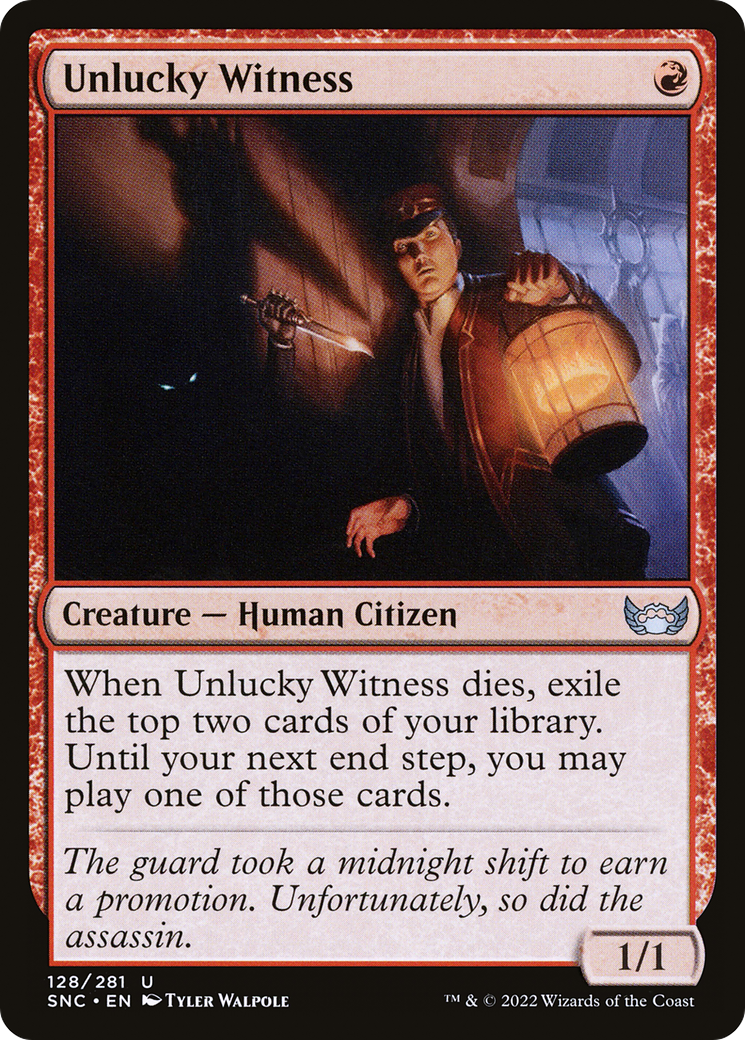 Unlucky Witness [Streets of New Capenna] Foil
