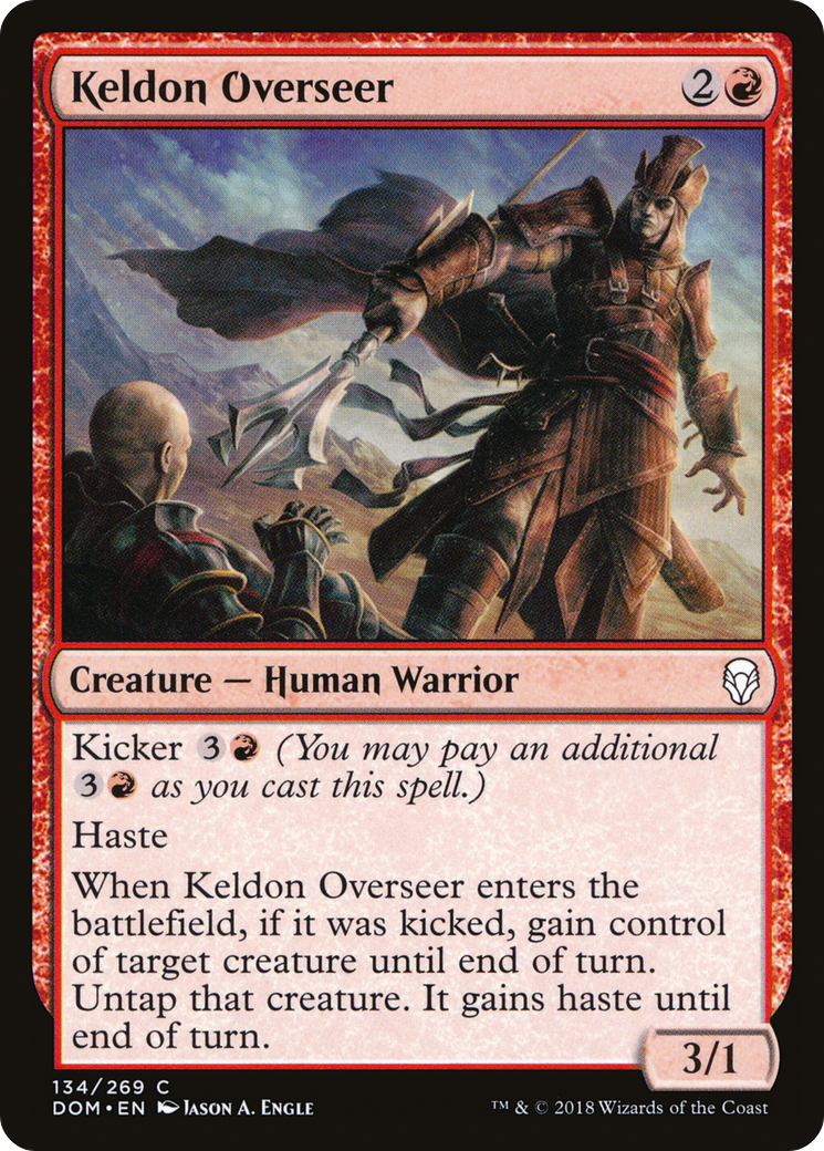 Keldon Overseer [Dominaria] Foil