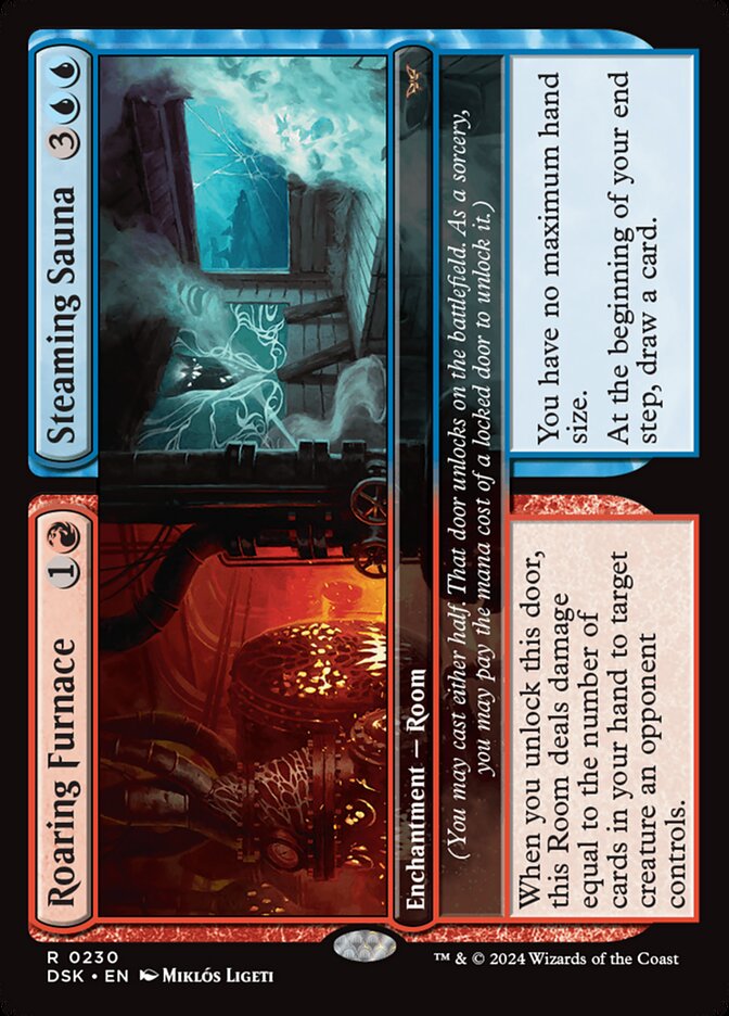 Roaring Furnace // Steaming Sauna 230 (Duskmourn: House of Horror) 