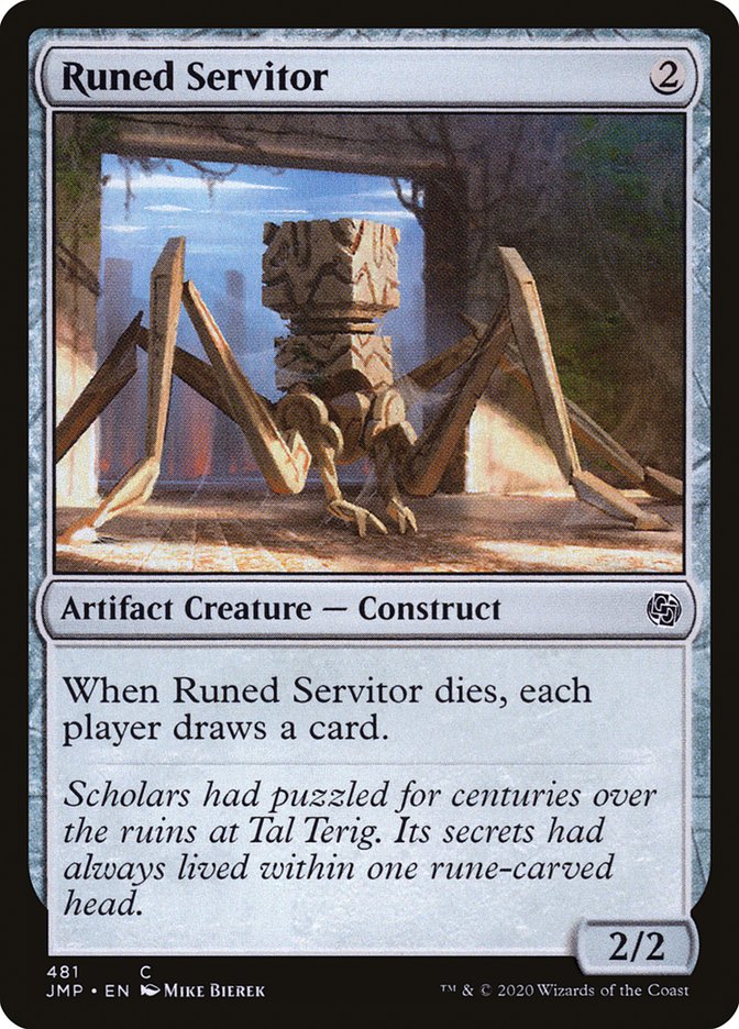 Runed Servitor 481/495 (Jumpstart) 