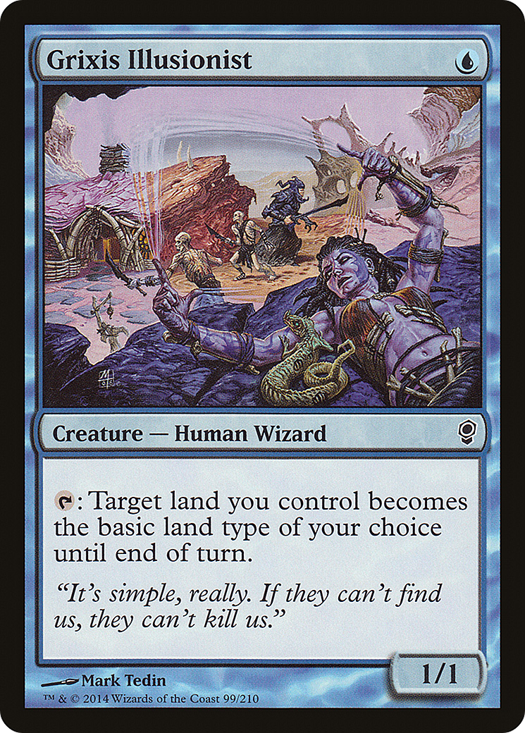 Grixis Illusionist [Conspiracy] Foil