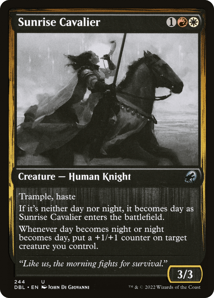 Sunrise Cavalier [Innistrad: Double Feature] Foil