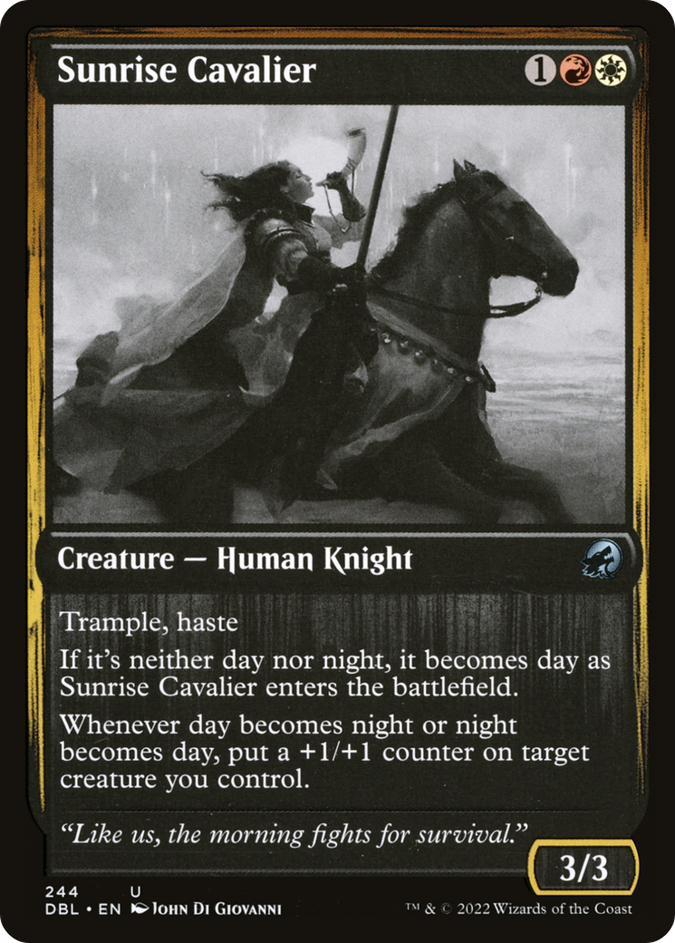 Sunrise Cavalier [Innistrad: Double Feature] Foil