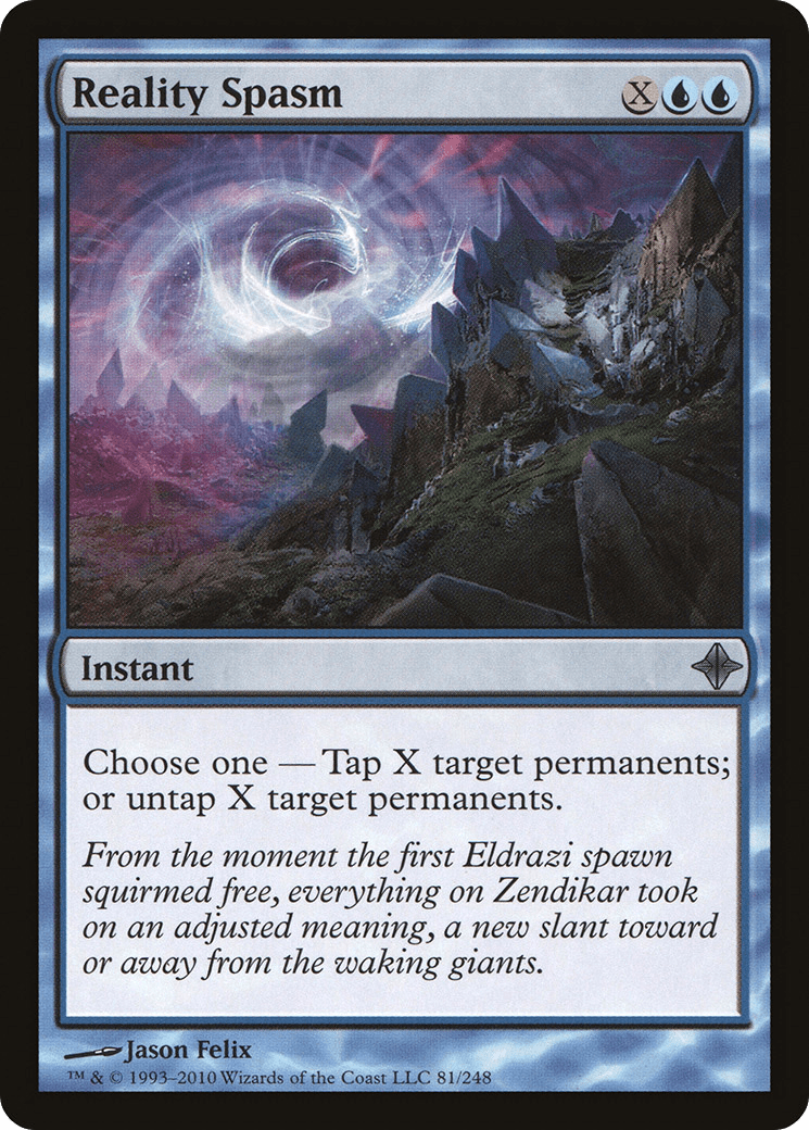 Reality Spasm [Rise of the Eldrazi] Foil