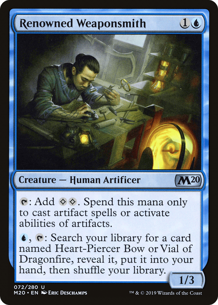 Renowned Weaponsmith [Core Set 2020] Foil