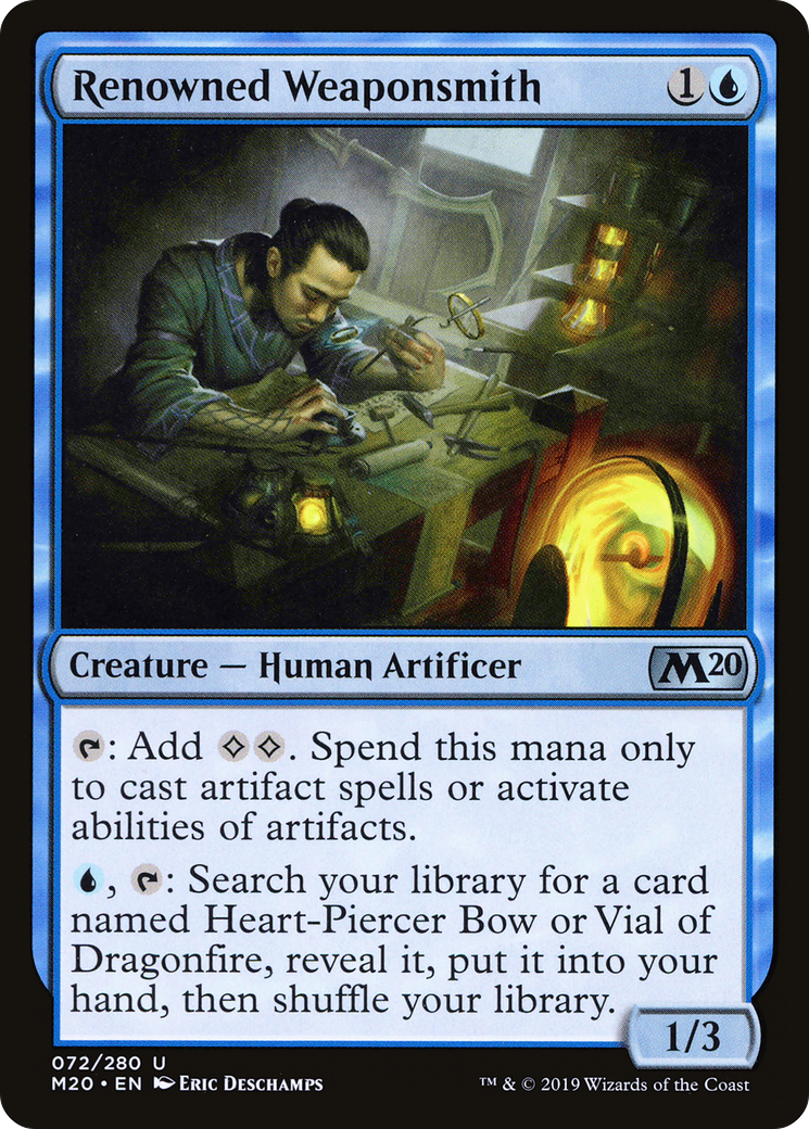 Renowned Weaponsmith [Core Set 2020] Foil