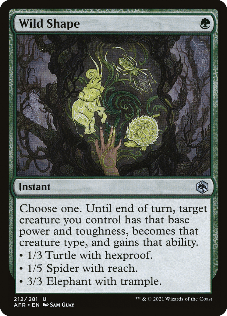 Wild Shape [Dungeons & Dragons: Adventures in the Forgotten Realms] Foil