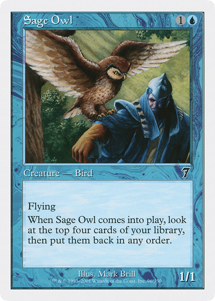 Sage Owl [Seventh Edition] Foil