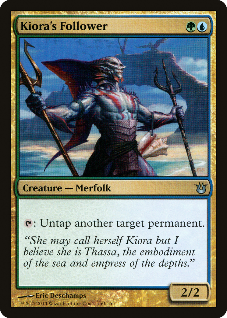 Kiora's Follower [Born of the Gods] Foil