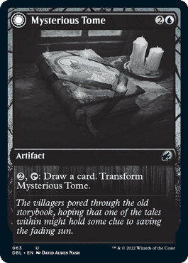 Mysterious Tome // Chilling Chronicle [Innistrad: Double Feature] Foil