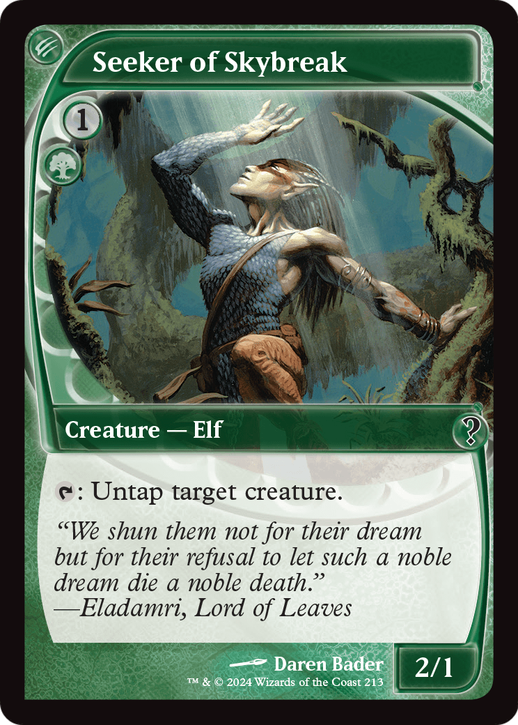 Seeker of Skybreak (Future Sight) [Mystery Booster 2] Foil