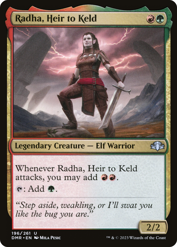Radha, Heir to Keld [Dominaria Remastered]