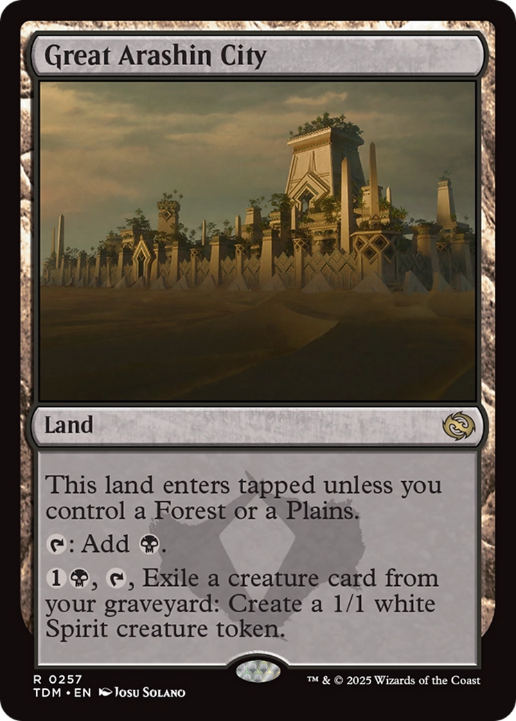 Great Arashin City (257) [Tarkir: Dragonstorm]  Foil