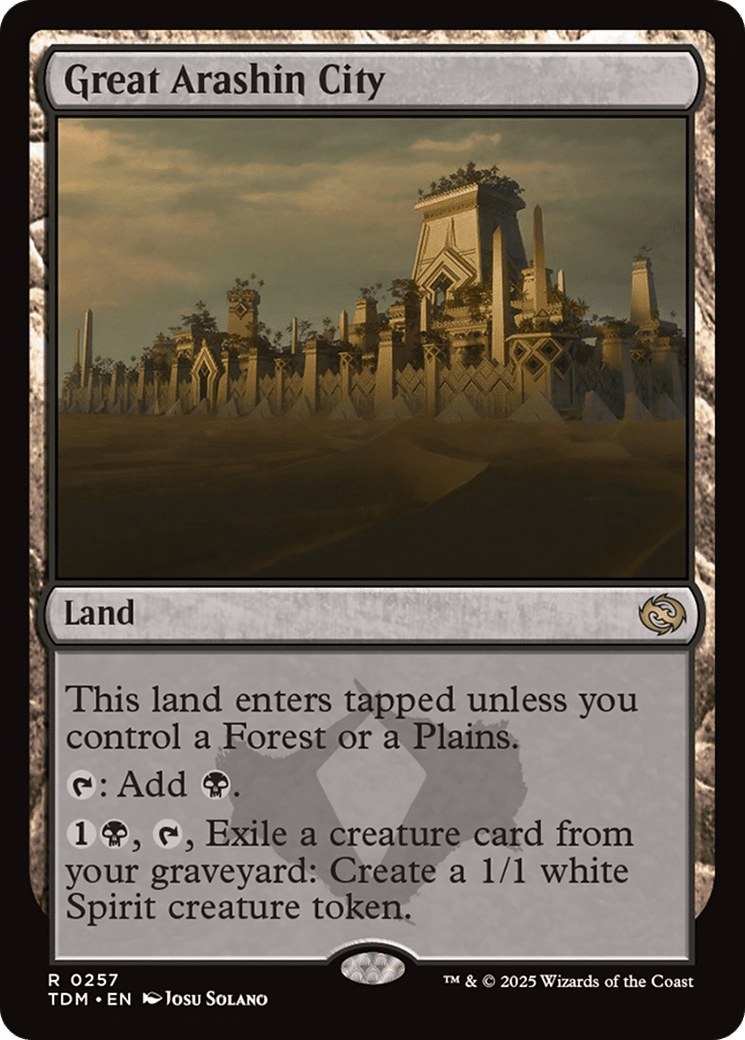 Great Arashin City (257) [Tarkir: Dragonstorm]  Foil