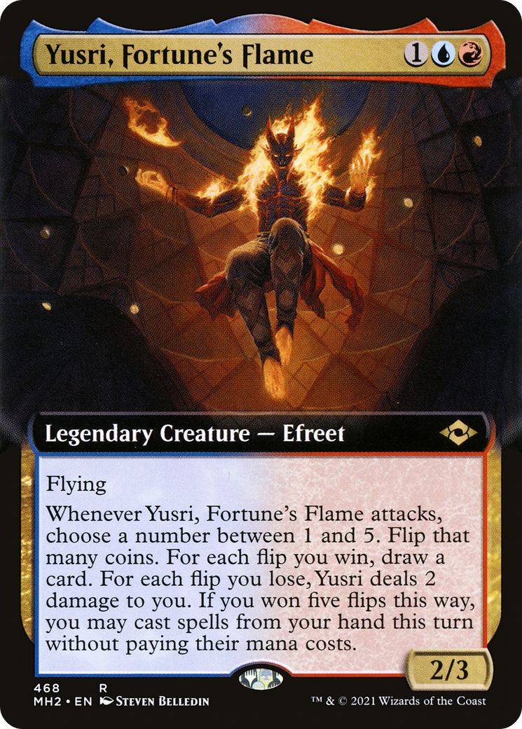 Yusri, Fortune's Flame (Extended Art) [Modern Horizons 2] Foil