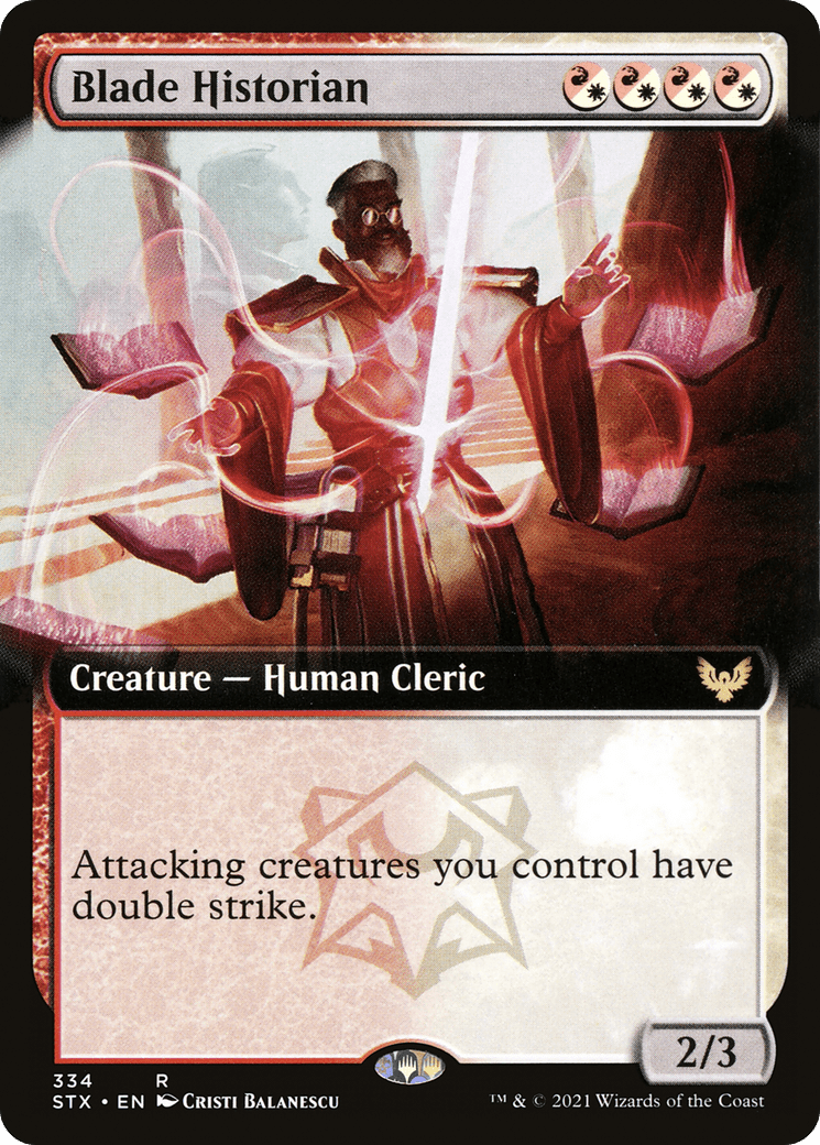 Blade Historian (Extended Art) [Strixhaven: School of Mages] Foil