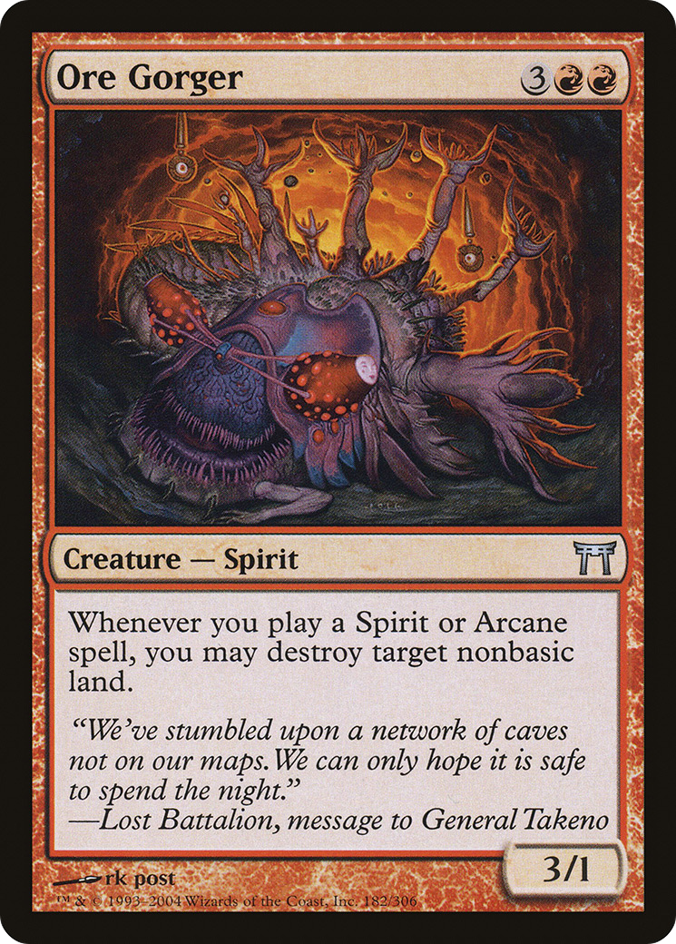 Ore Gorger [Champions of Kamigawa] Foil
