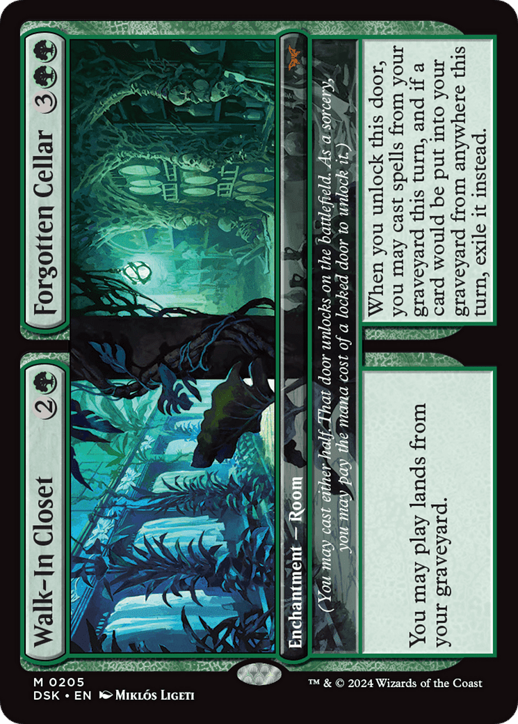 Walk-In Closet // Forgotten Cellar [Duskmourn: House of Horror] Foil