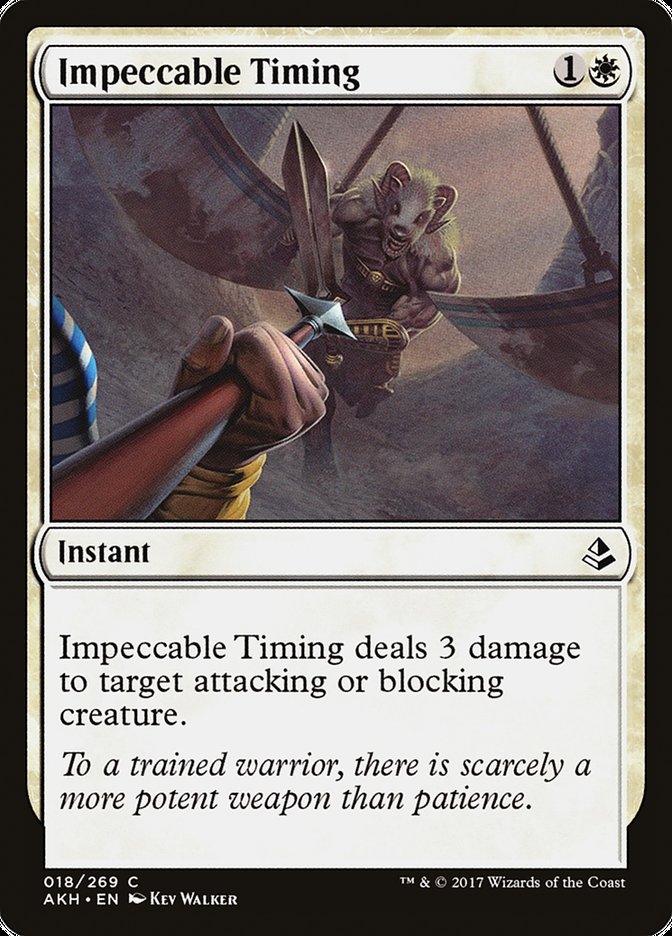 Impeccable Timing 18/269 (Amonkhet)  - Foil
