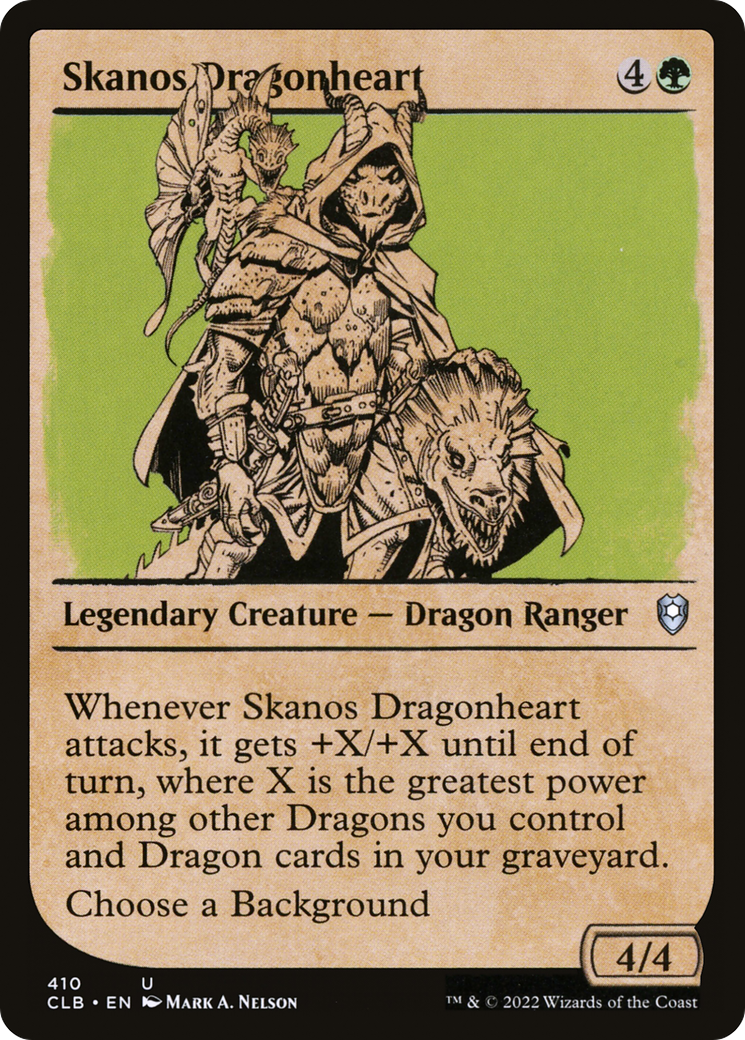 Skanos Dragonheart (Showcase) [Commander Legends: Battle for Baldur's Gate] Foil