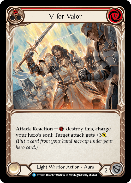 V for Valor (Red) [DTD060] (Dusk Till Dawn)