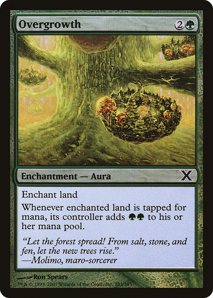 Overgrowth (10E-283★) - Tenth Edition Foil