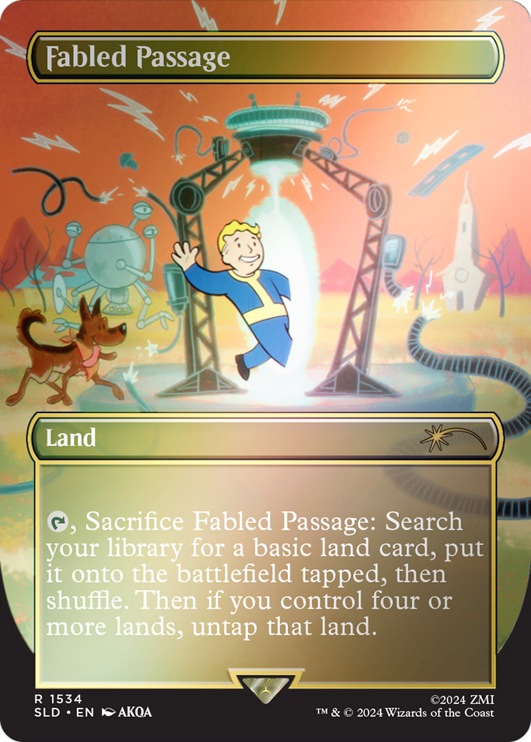 Fabled Passage (1534) (Rainbow Foil) [Secret Lair Drop Series]
