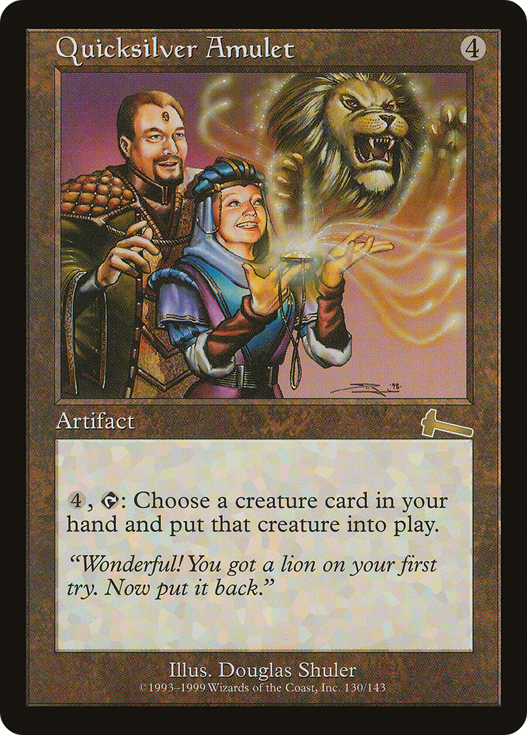 Quicksilver Amulet [Urza's Legacy] Foil