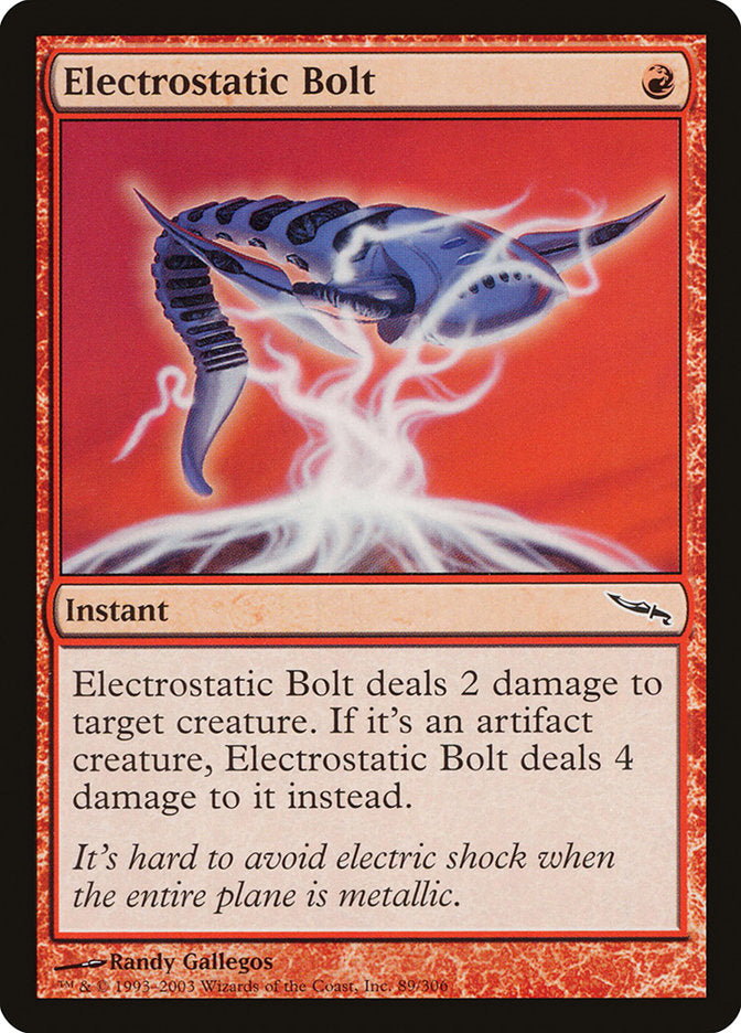 Electrostatic Bolt 89/306 (Mirrodin) 