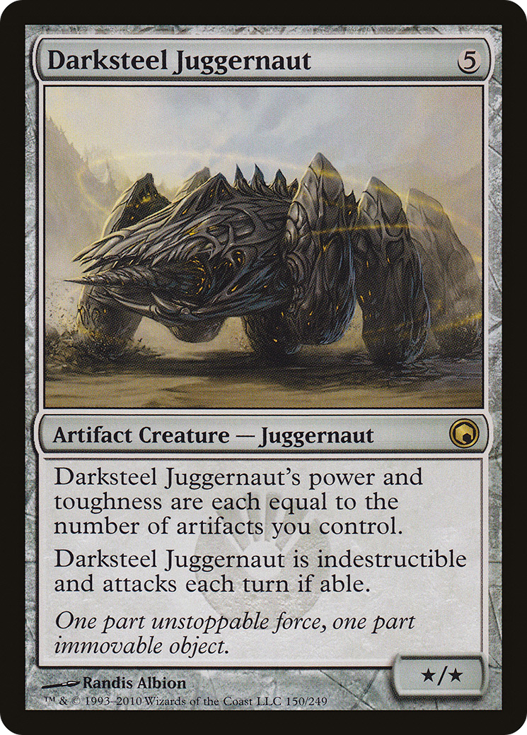 Darksteel Juggernaut [Scars of Mirrodin] Foil
