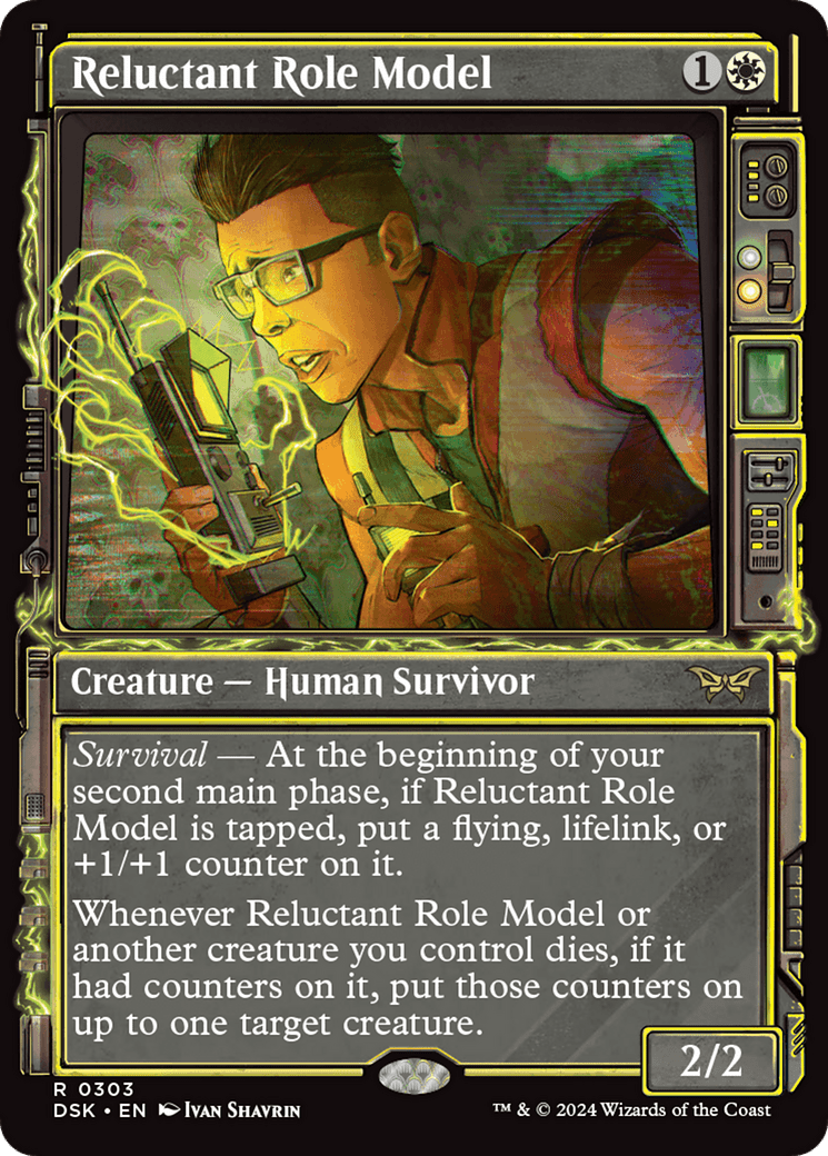 Reluctant Role Model (Showcase) [Duskmourn: House of Horror] Foil