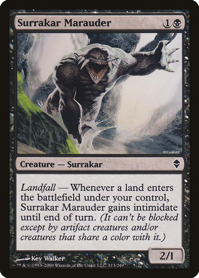 Surrakar Marauder 113/249 (Zendikar)  - Foil