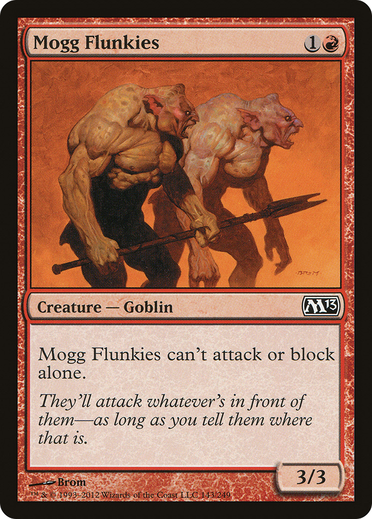 Mogg Flunkies [Magic 2013] Foil