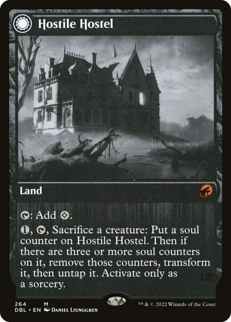 Hostile Hostel // Creeping Inn [Innistrad: Double Feature] Foil