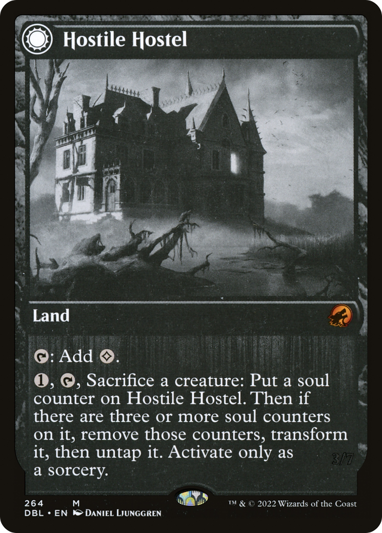 Hostile Hostel // Creeping Inn [Innistrad: Double Feature] Foil