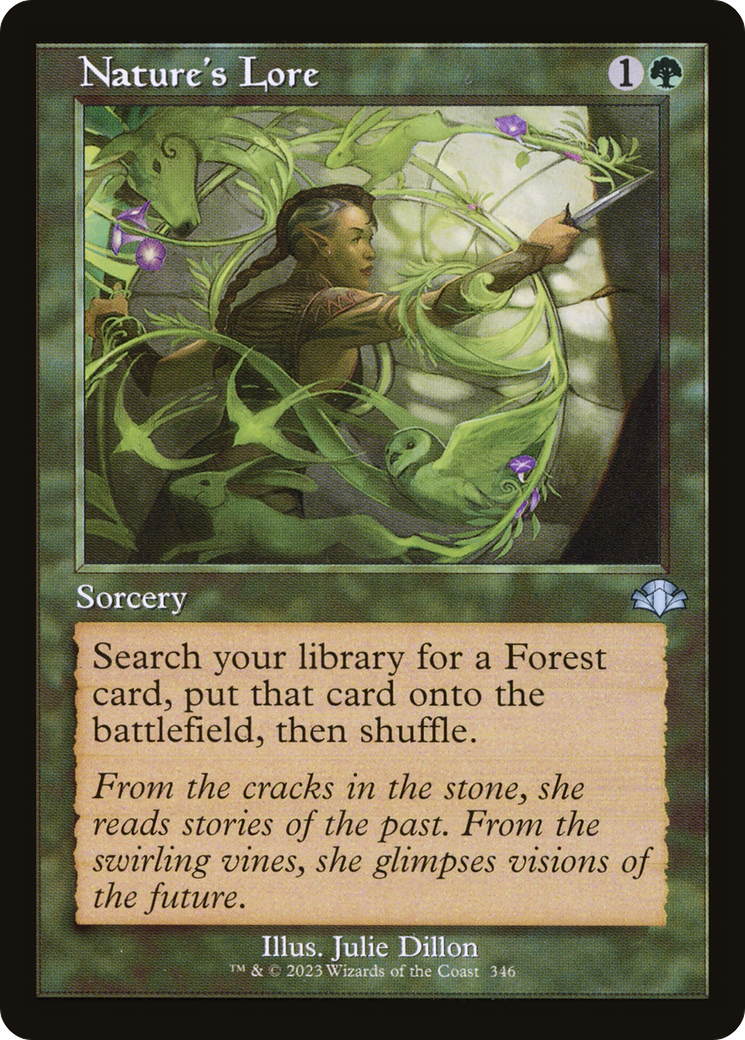 Nature's Lore (Retro) [Dominaria Remastered] Foil