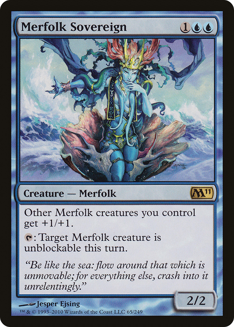 Merfolk Sovereign [Magic 2011] Foil