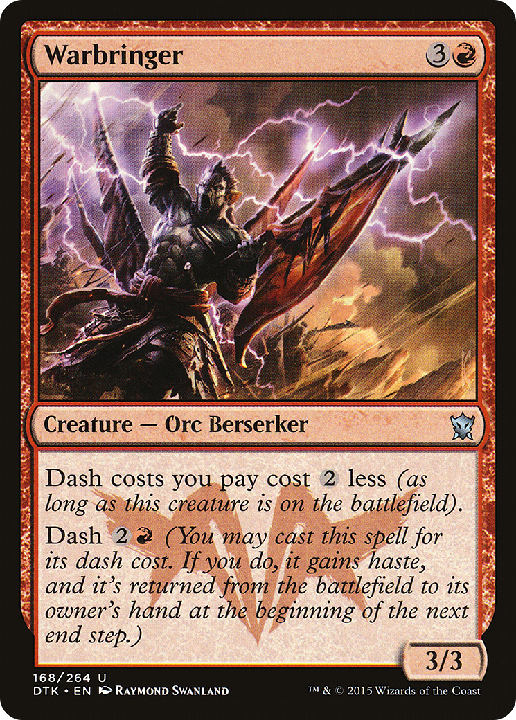 Warbringer [Dragons of Tarkir] Foil