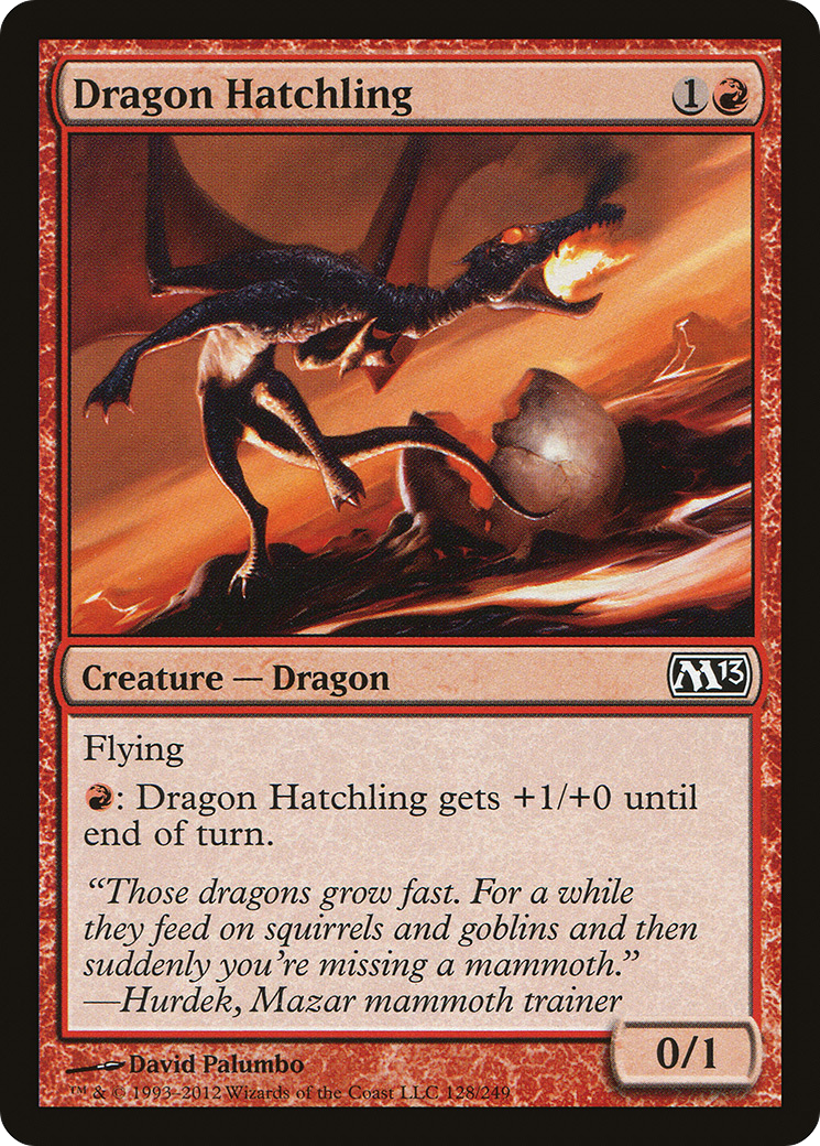 Dragon Hatchling [Magic 2013] Foil