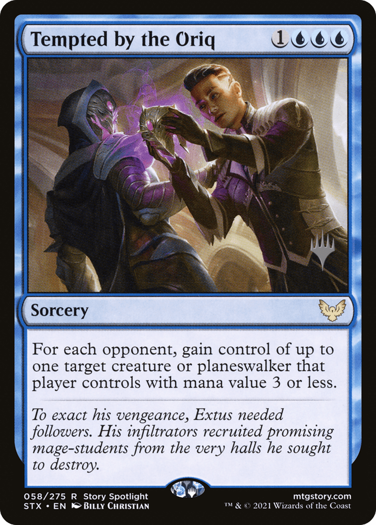 Tempted by the Oriq (Promo Pack) [Strixhaven: School of Mages Promos] Foil
