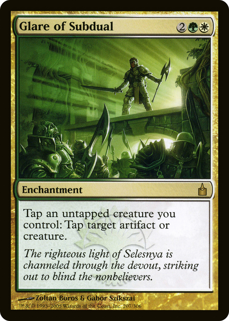 Glare of Subdual [Ravnica: City of Guilds] Foil