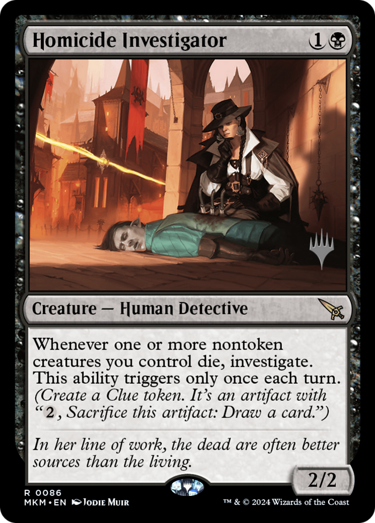 Homicide Investigator (Promo Pack) [Murders at Karlov Manor Promos] Foil