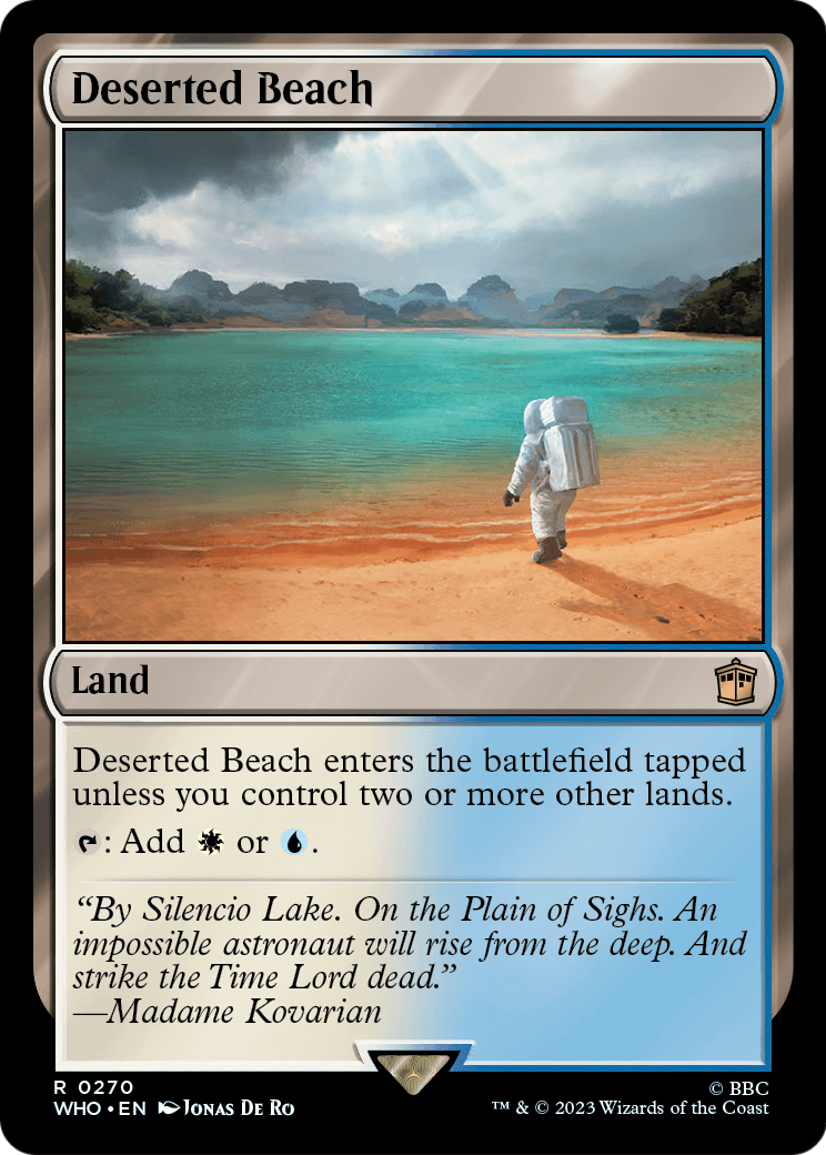 Deserted Beach [Doctor Who] Foil